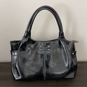 Kate Spade Black Patent Leather Handbag